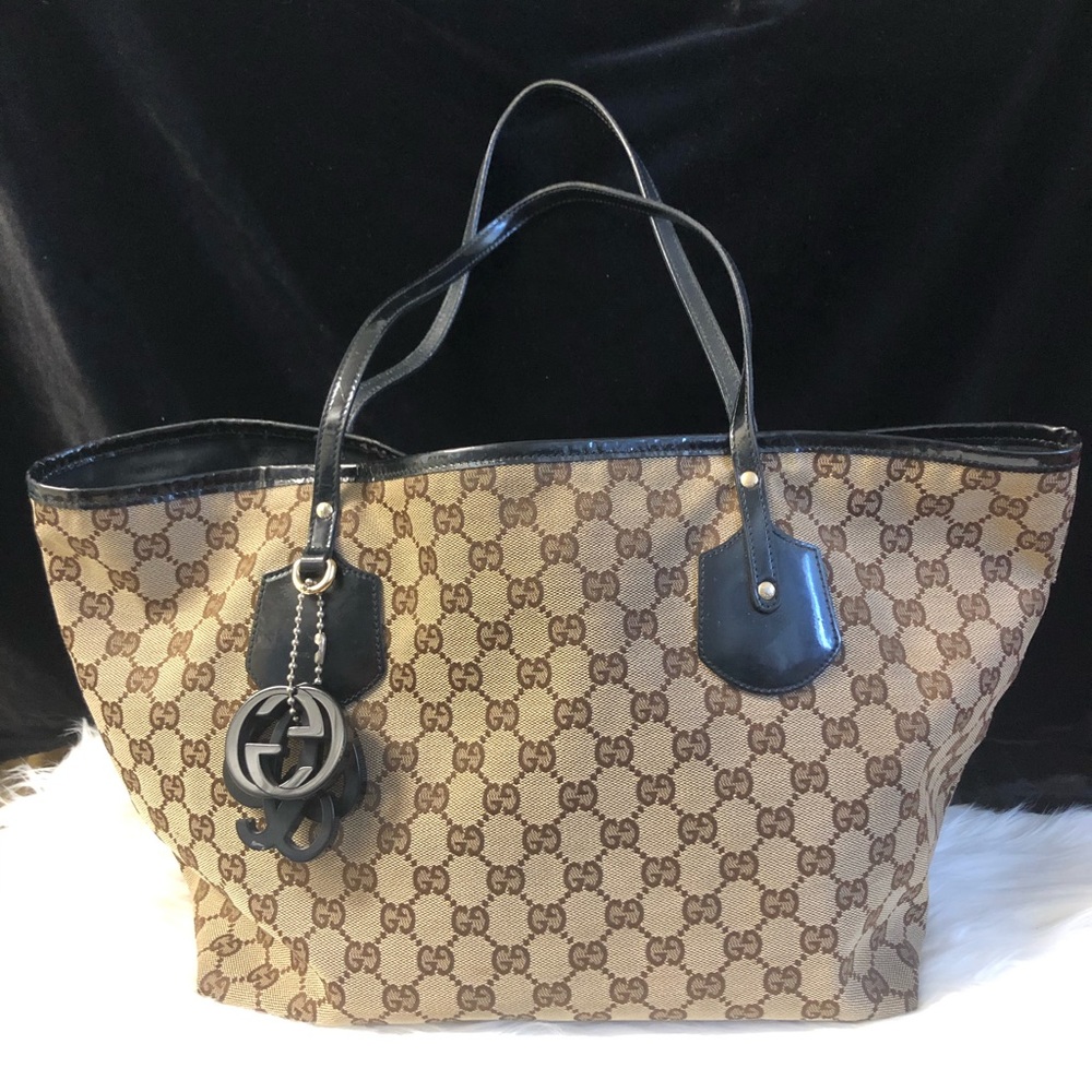 Authentic Gucci Fabric Tote